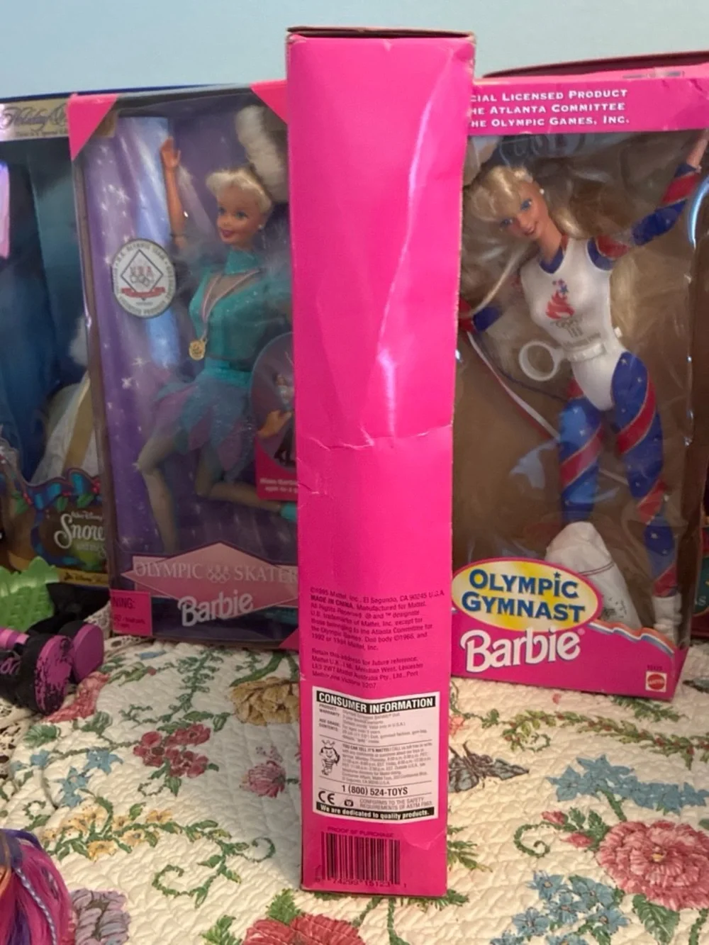 Barbie Olympic Gymnast Barbie in Red White Blue Leotard